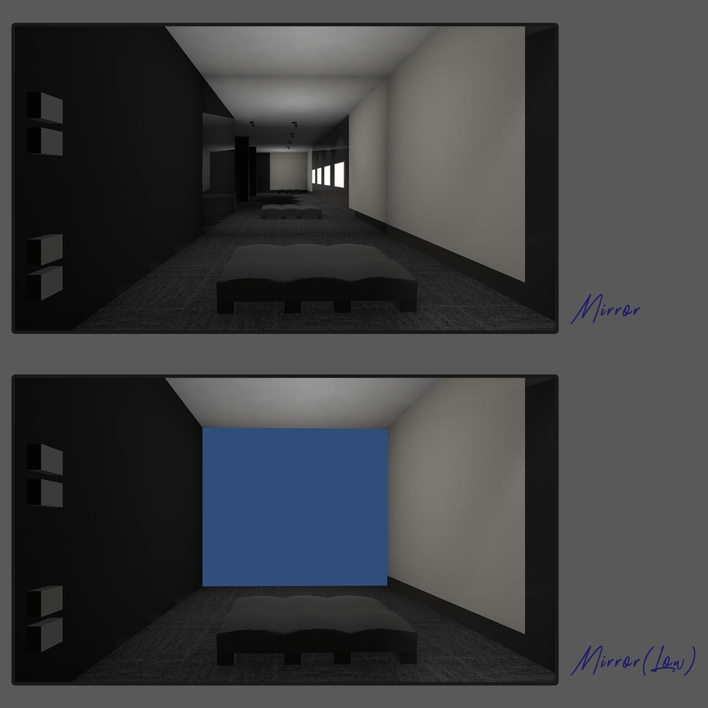 【Unity2019 SDK2.0対応しました】 美術館、写真館の3Dモデル ※VRChatなどで使用可、ワールド制作時使用可、オリジナル3Dモデル
