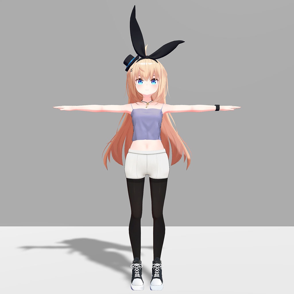 リアアリス用衣装 キャミソール、ショートパンツ(黒・白)