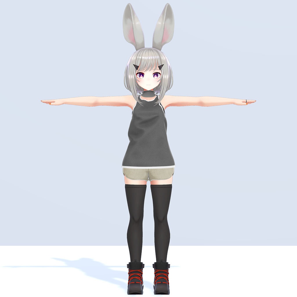 レイニィちゃん用衣装、ルームウェア(タンクトップ、ショートパンツ、チョーカー)