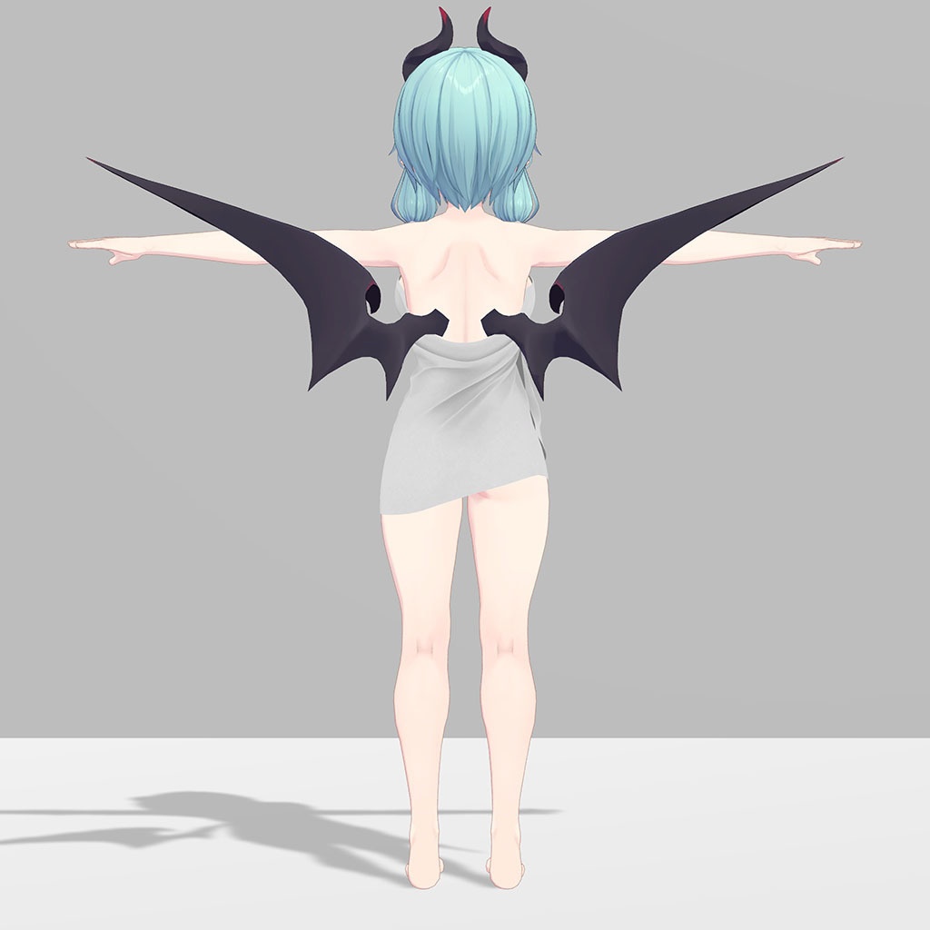 サタリナ族のメイドさん用衣装、バスタオル