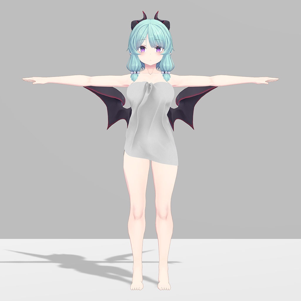 サタリナ族のメイドさん用衣装、バスタオル