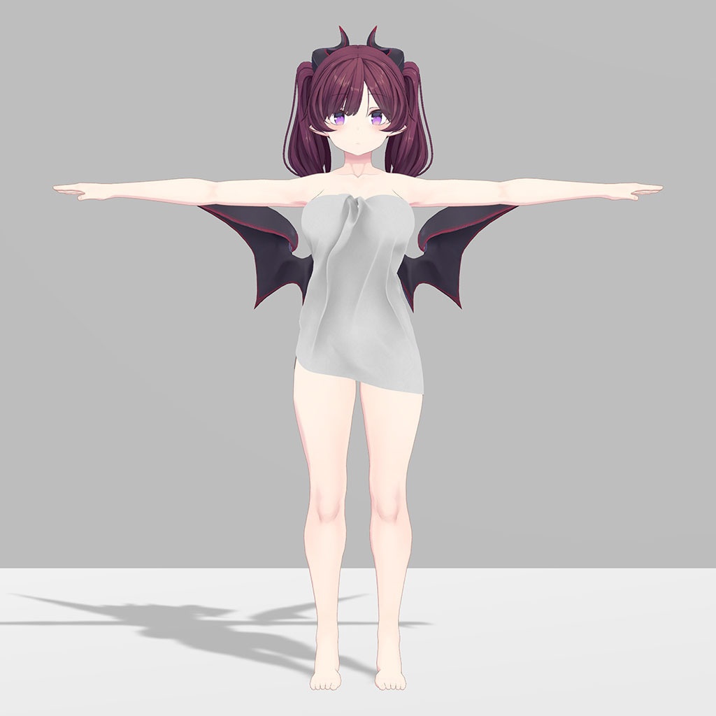 サタリナ族のメイドさん用衣装、バスタオル