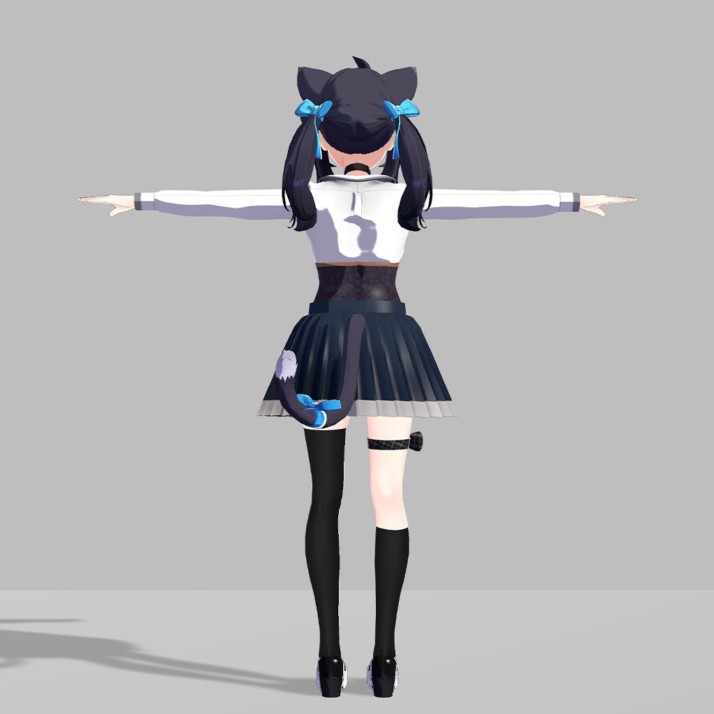 セフィラ(Sephira)用衣装、ガーリーフリルコーデ(ブラウス、スカート、コルセット、ブローチ)