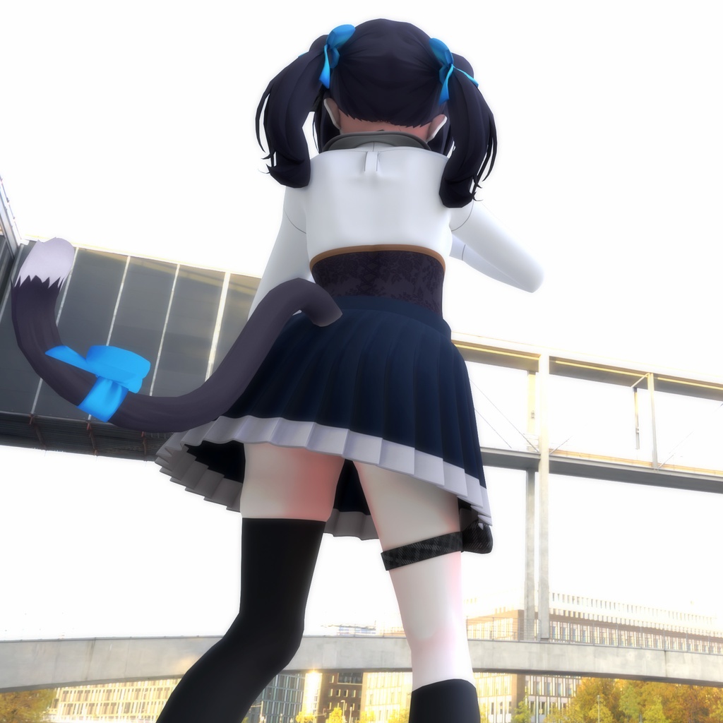 セフィラ(Sephira)用衣装、ガーリーフリルコーデ(ブラウス、スカート、コルセット、ブローチ)