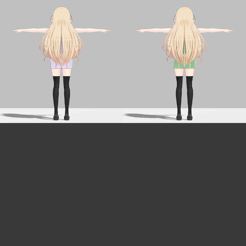 【PB対応】ルシナちゃん用の衣装、タートルネックワンピースセット