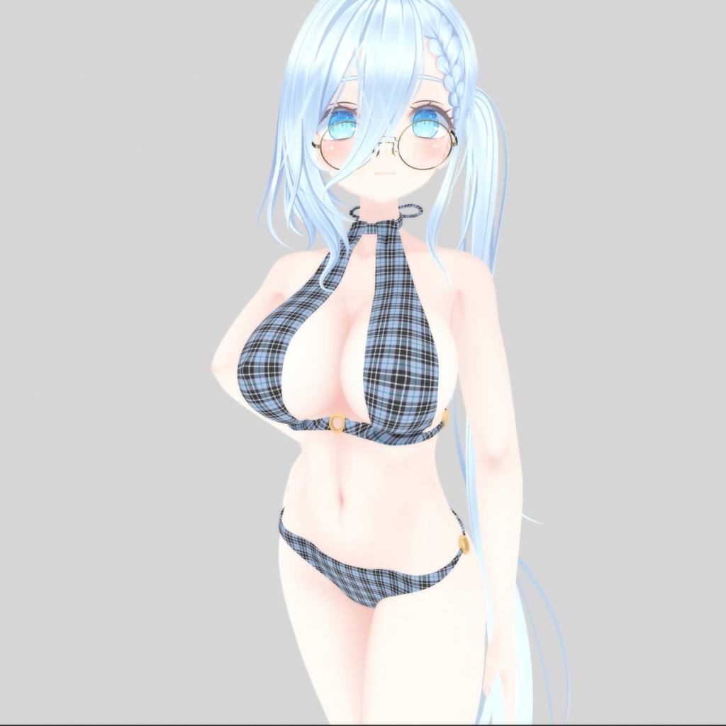 「ギモザード」用衣装、ホルターネックビキニ、テクスチャ4種入り