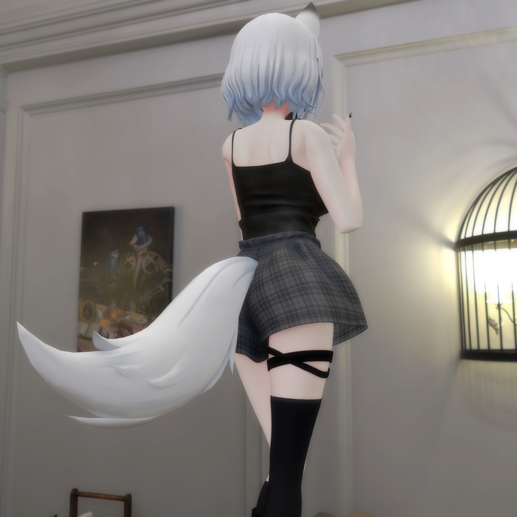 【PB対応/Liltoon】「ヨール -Yawl-」「狐薄」用の衣装、タンクトップ(4色入り)とショートパンツ