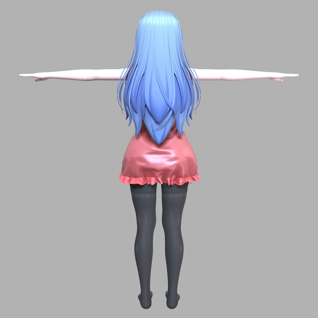 イメリス用の衣装、ベビードール、ガーターベルト、ニーハイストッキング