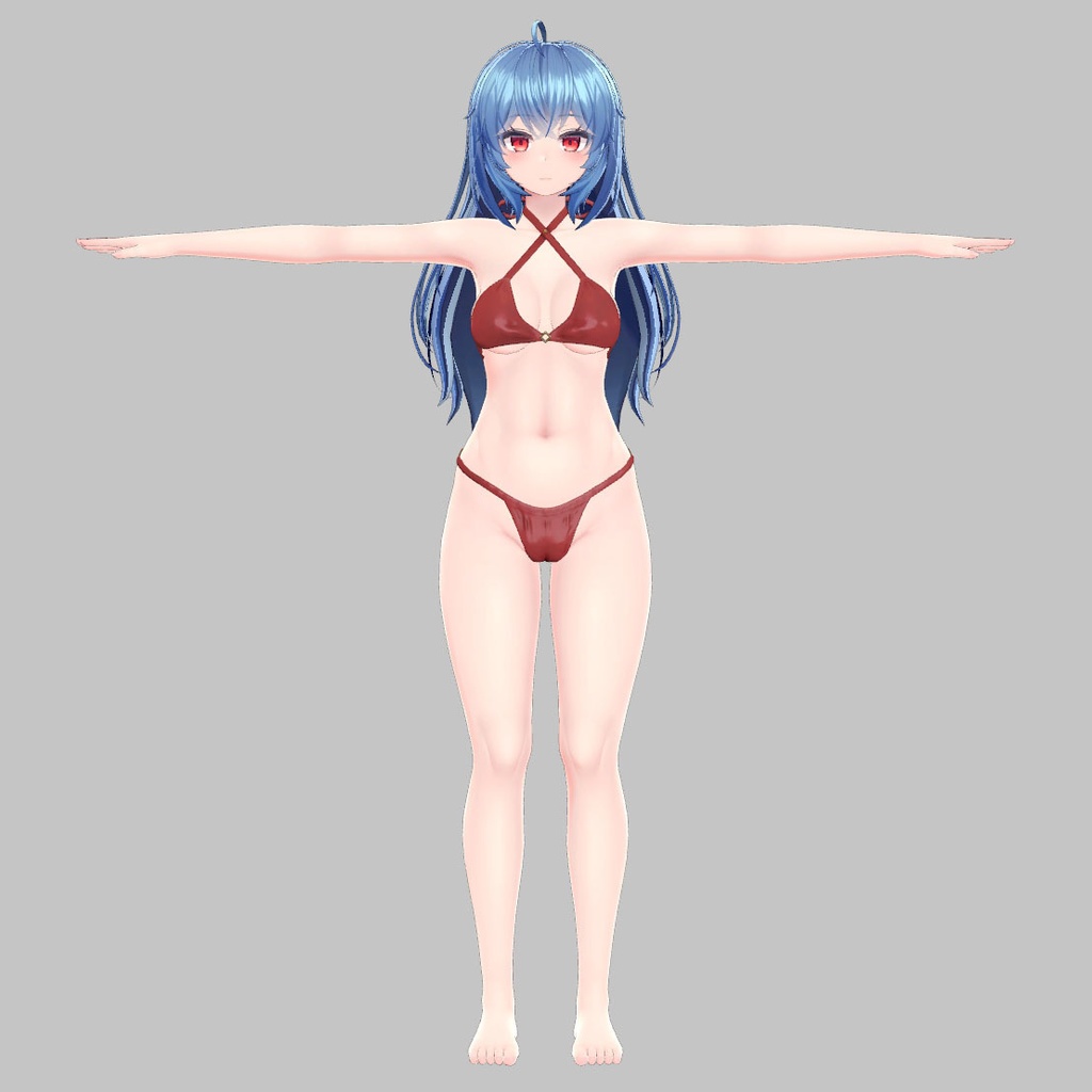 イメリス用の衣装、ホルターネックビキニ5色入り