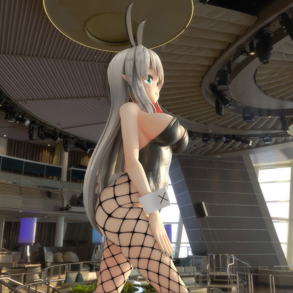 シルヴィアちゃん素体用の衣装、バニースーツセット