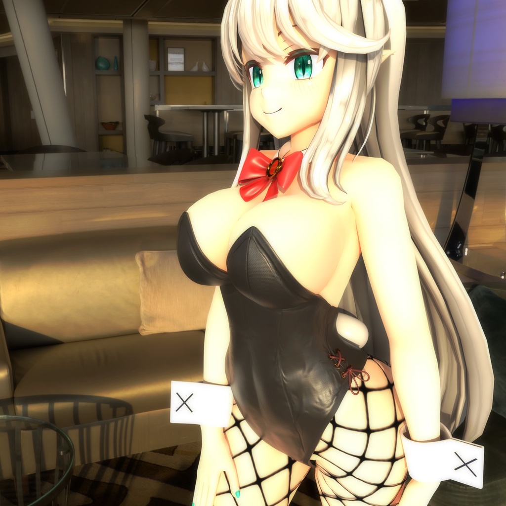 シルヴィアちゃん素体用の衣装、バニースーツセット