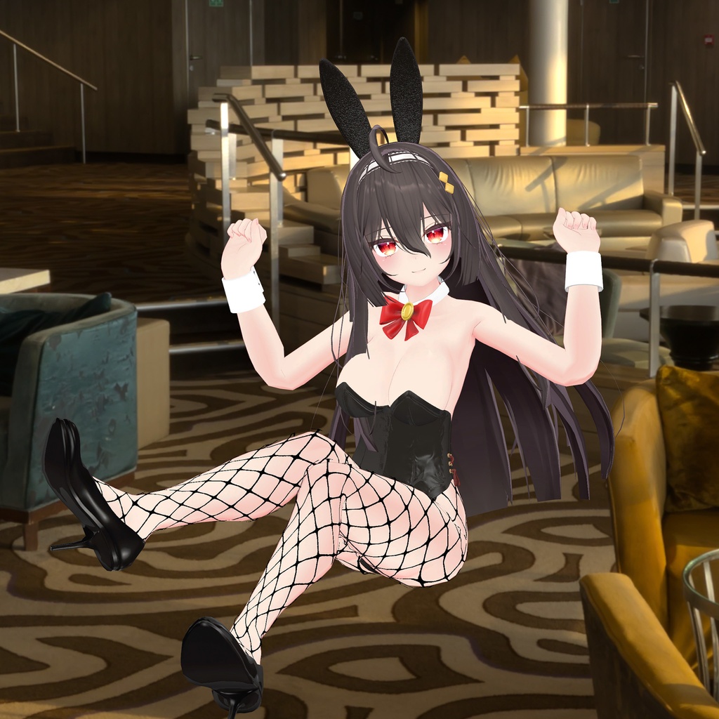 【PB版動作確認済】ここあ用の衣装、バニースーツセット