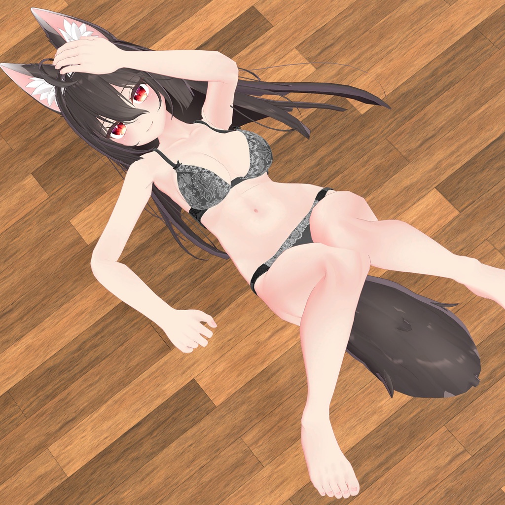 【PB版動作確認済】ここあ用の衣装、ランジェリーセット4色入り