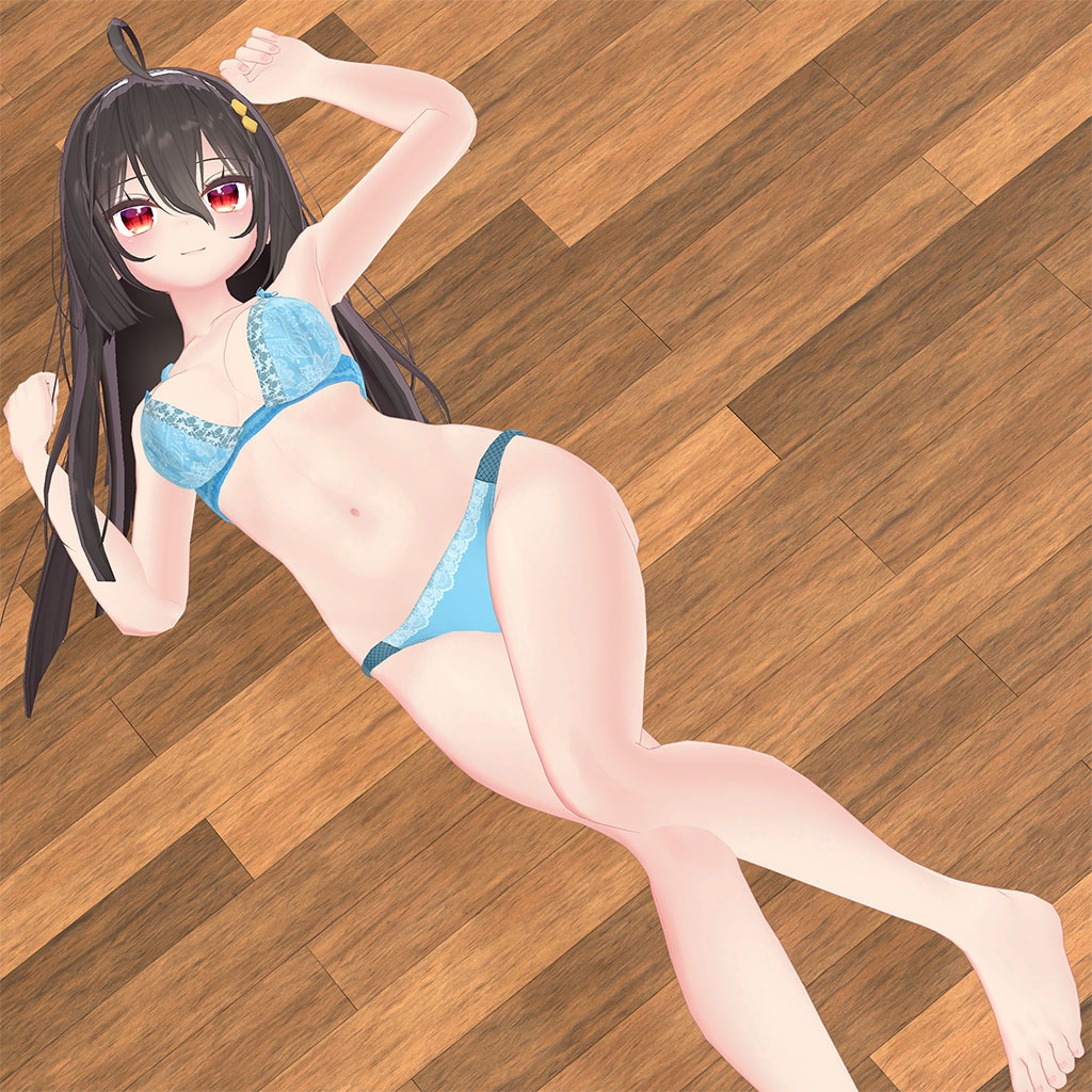 【PB版動作確認済】ここあ用の衣装、ランジェリーセット4色入り