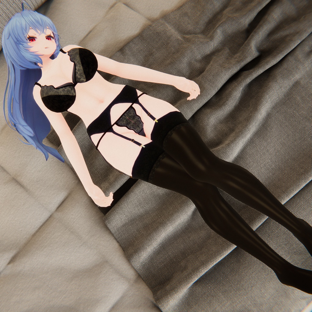 イメリス用衣装、ランジェリー(黒、白)