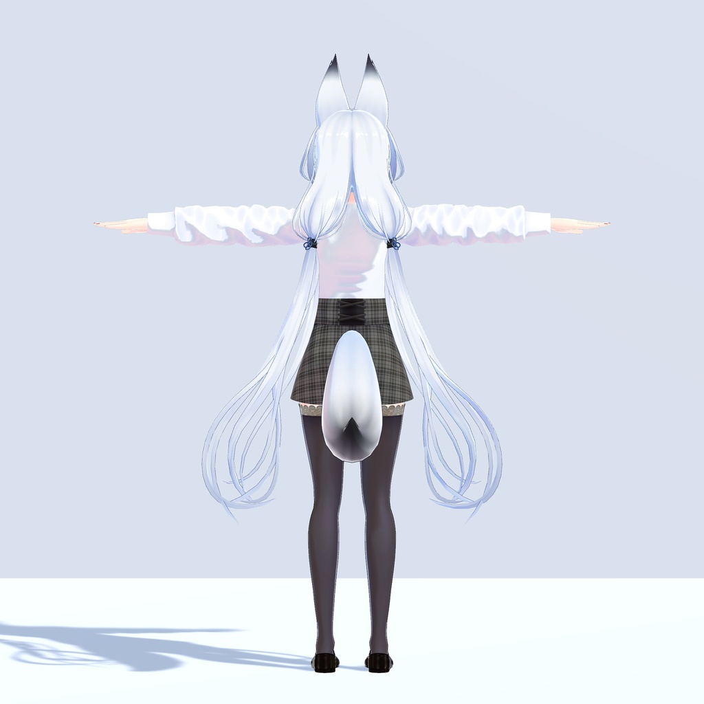 【PB対応/Liltoon】「ヨール -Yawl-」「狐薄」用の衣装、ブラウス、ブローチ、ミニタイトスカート、紳士靴(オックスフォード)