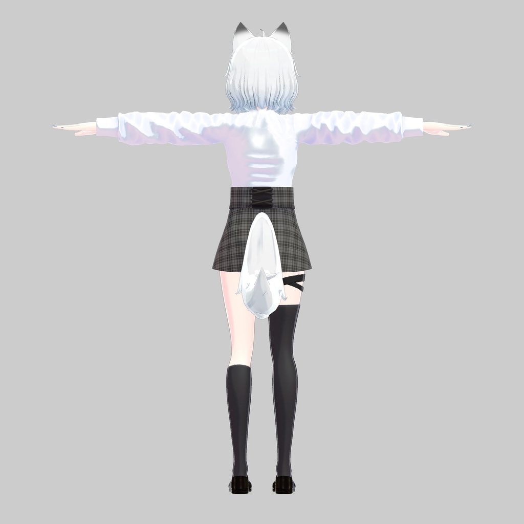 【PB対応/Liltoon】「ヨール -Yawl-」「狐薄」用の衣装、ブラウス、ブローチ、ミニタイトスカート、紳士靴(オックスフォード)