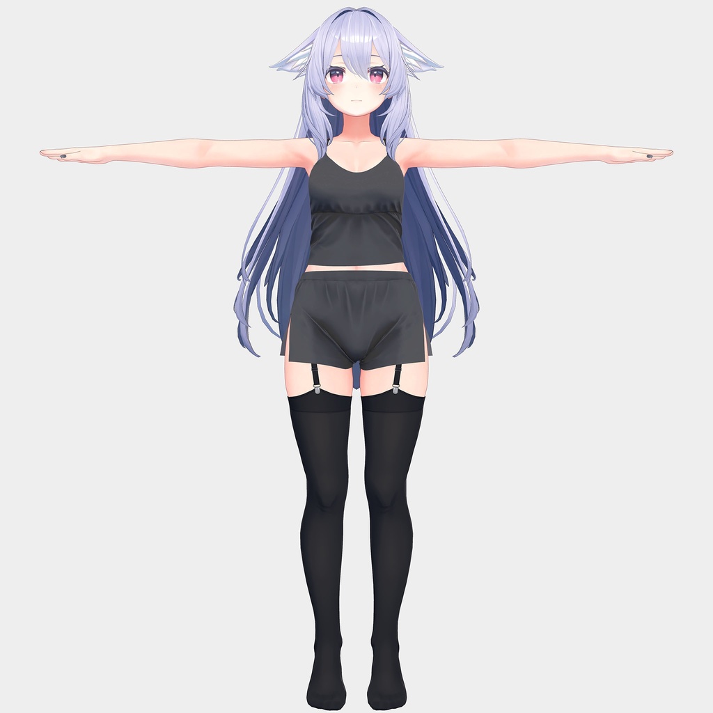 【PB対応/Liltoon】桔梗用の衣装、ルームウェア3色入り(タンクトップ、ショートパンツ)