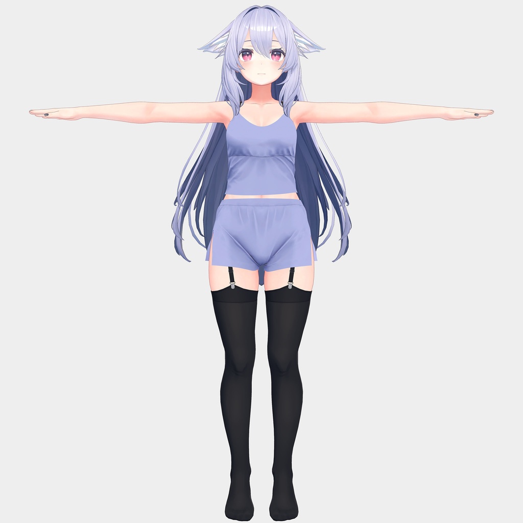 【PB対応/Liltoon】桔梗用の衣装、ルームウェア3色入り(タンクトップ、ショートパンツ)