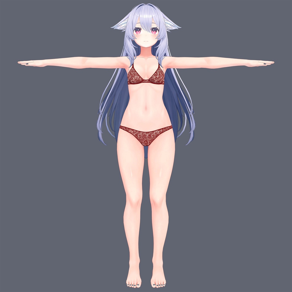 【PB対応/Liltoon】桔梗用の衣装、レースランジェリー4色入り