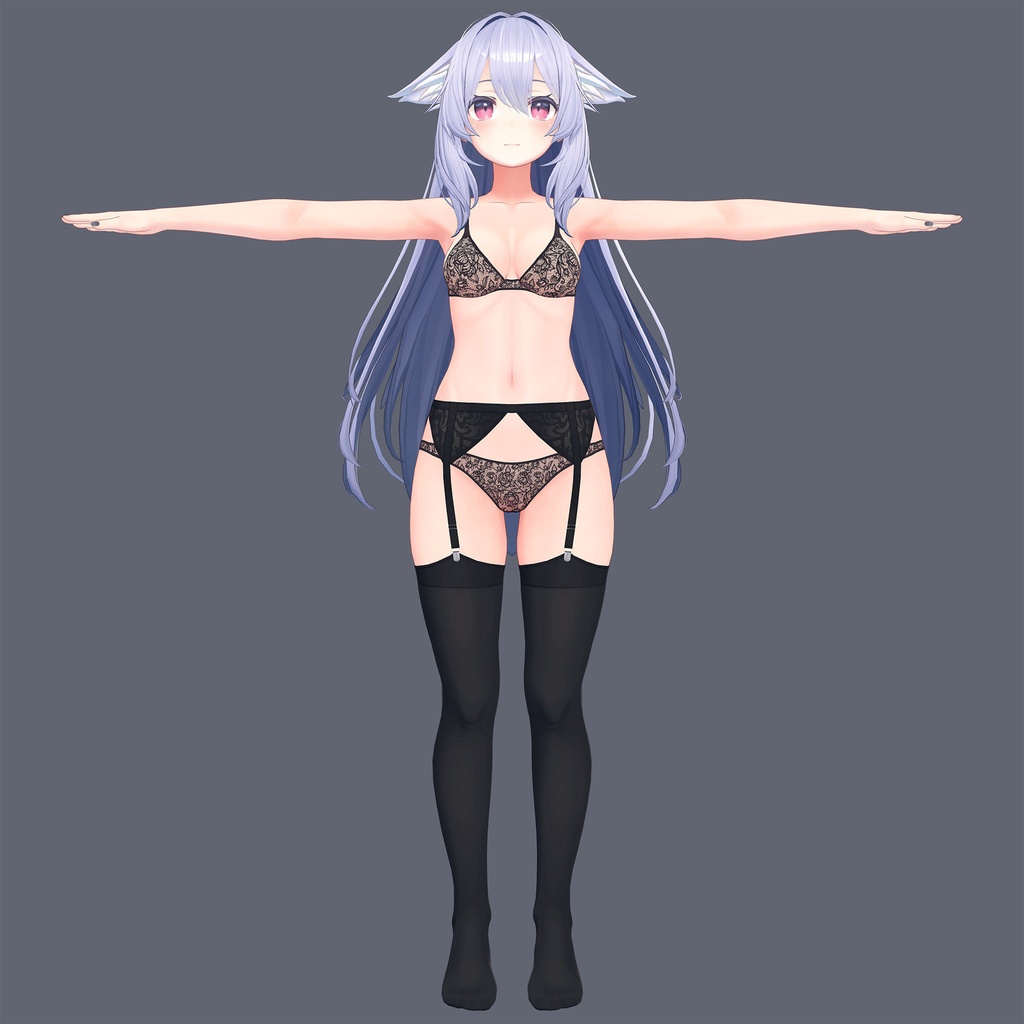 【PB対応/Liltoon】桔梗用の衣装、レースランジェリー4色入り