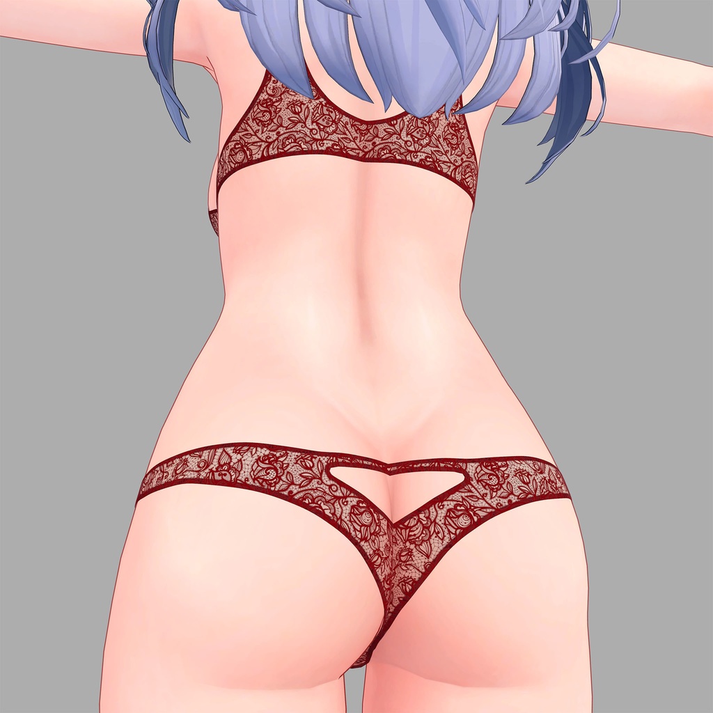 【PB対応/Liltoon】桔梗用の衣装、レースランジェリー4色入り