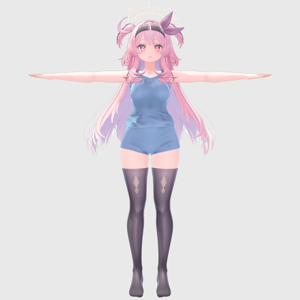 セレスティア用衣装ルームウェア、キャミソール、ハイウエストショートパンツ