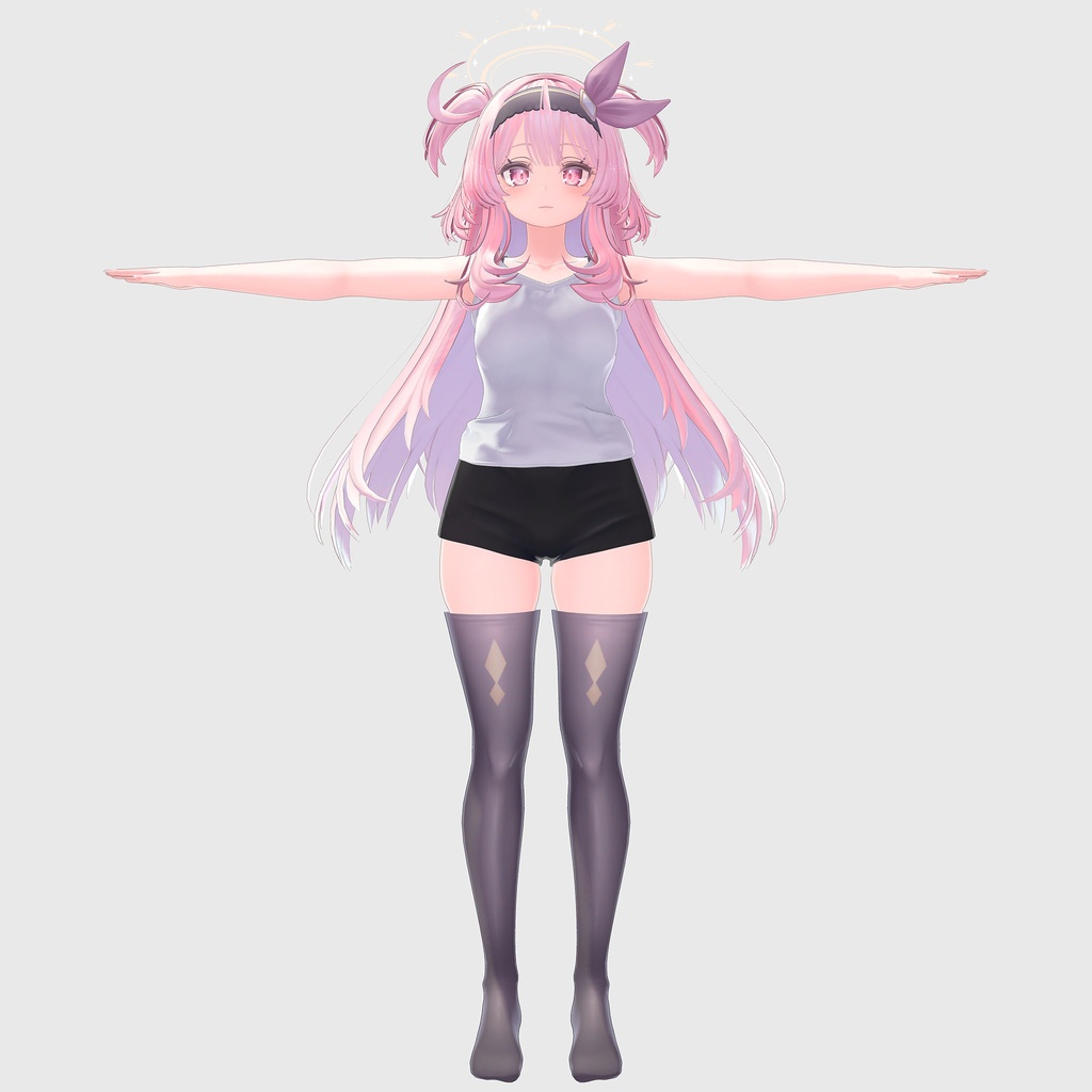 セレスティア用衣装ルームウェア、キャミソール、ハイウエストショートパンツ