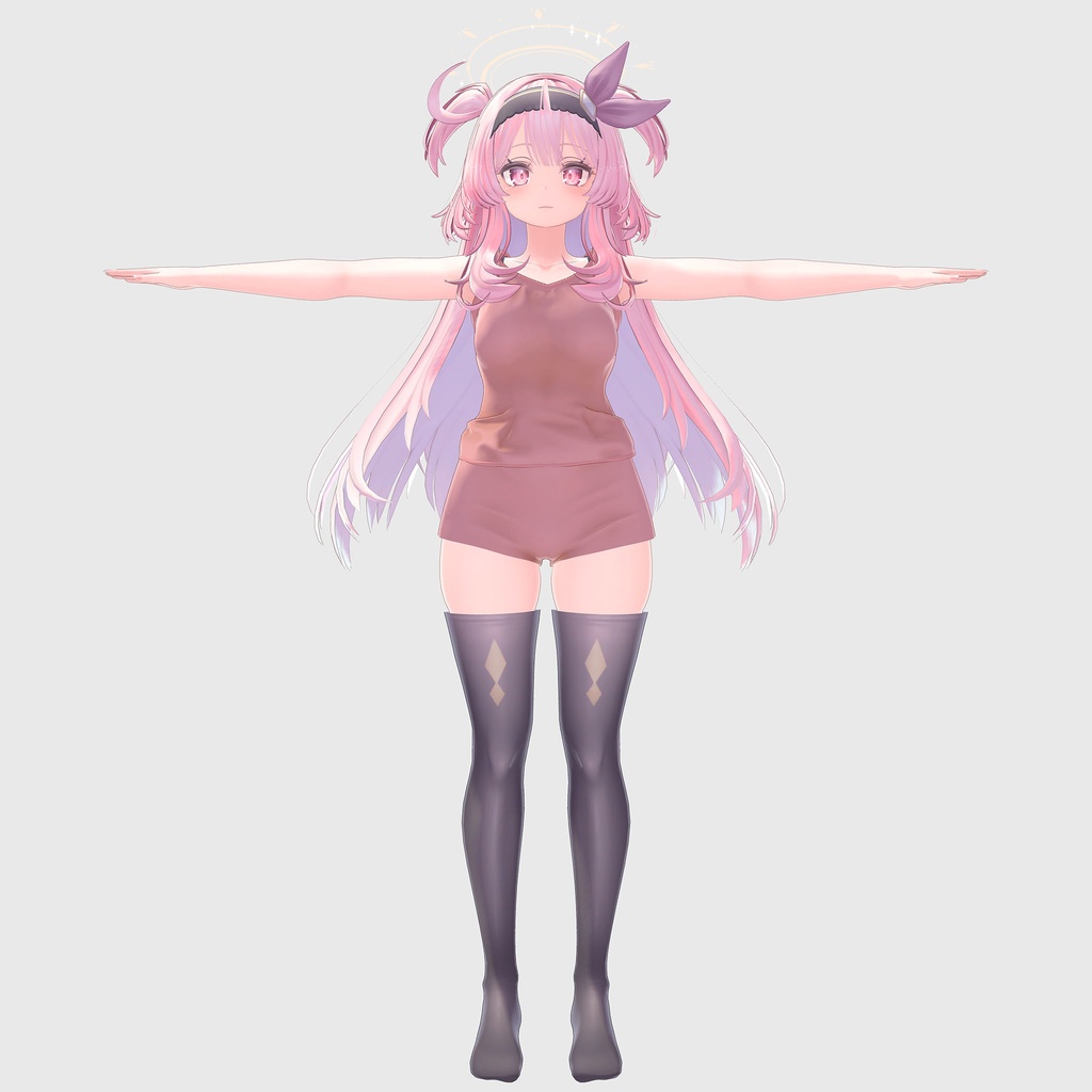 セレスティア用衣装ルームウェア、キャミソール、ハイウエストショートパンツ