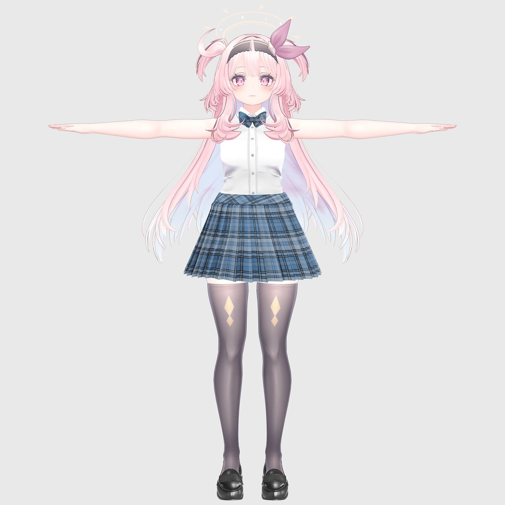 セレスティア用の衣装、ブレザー制服セット、チェック柄6種入り