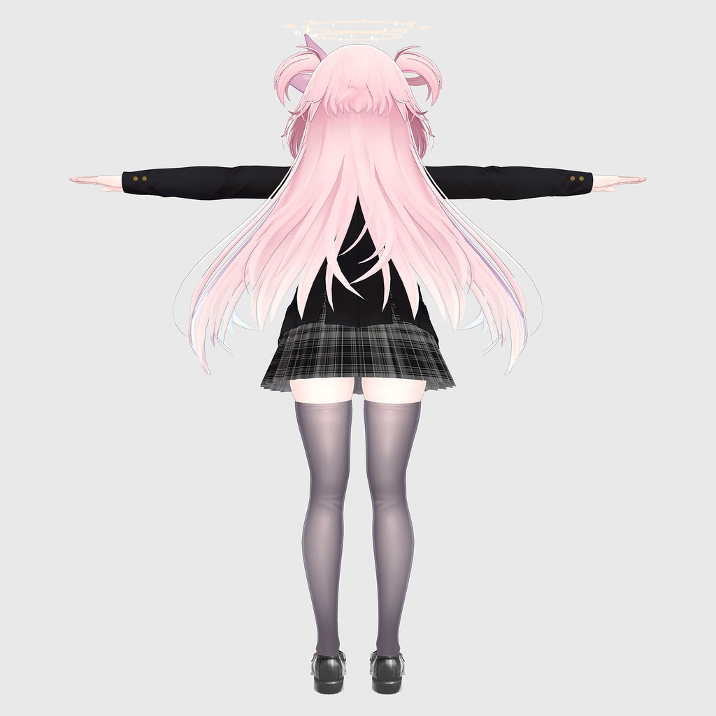 セレスティア用の衣装、ブレザー制服セット、チェック柄6種入り