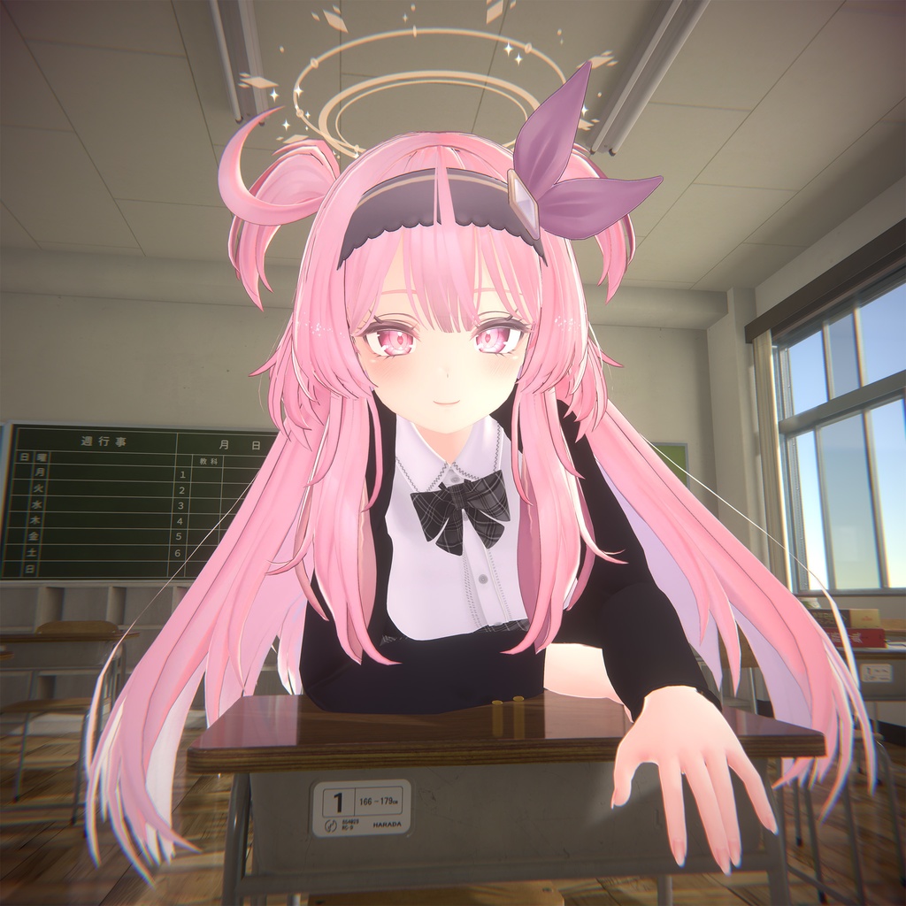 セレスティア用の衣装、ブレザー制服セット、チェック柄6種入り