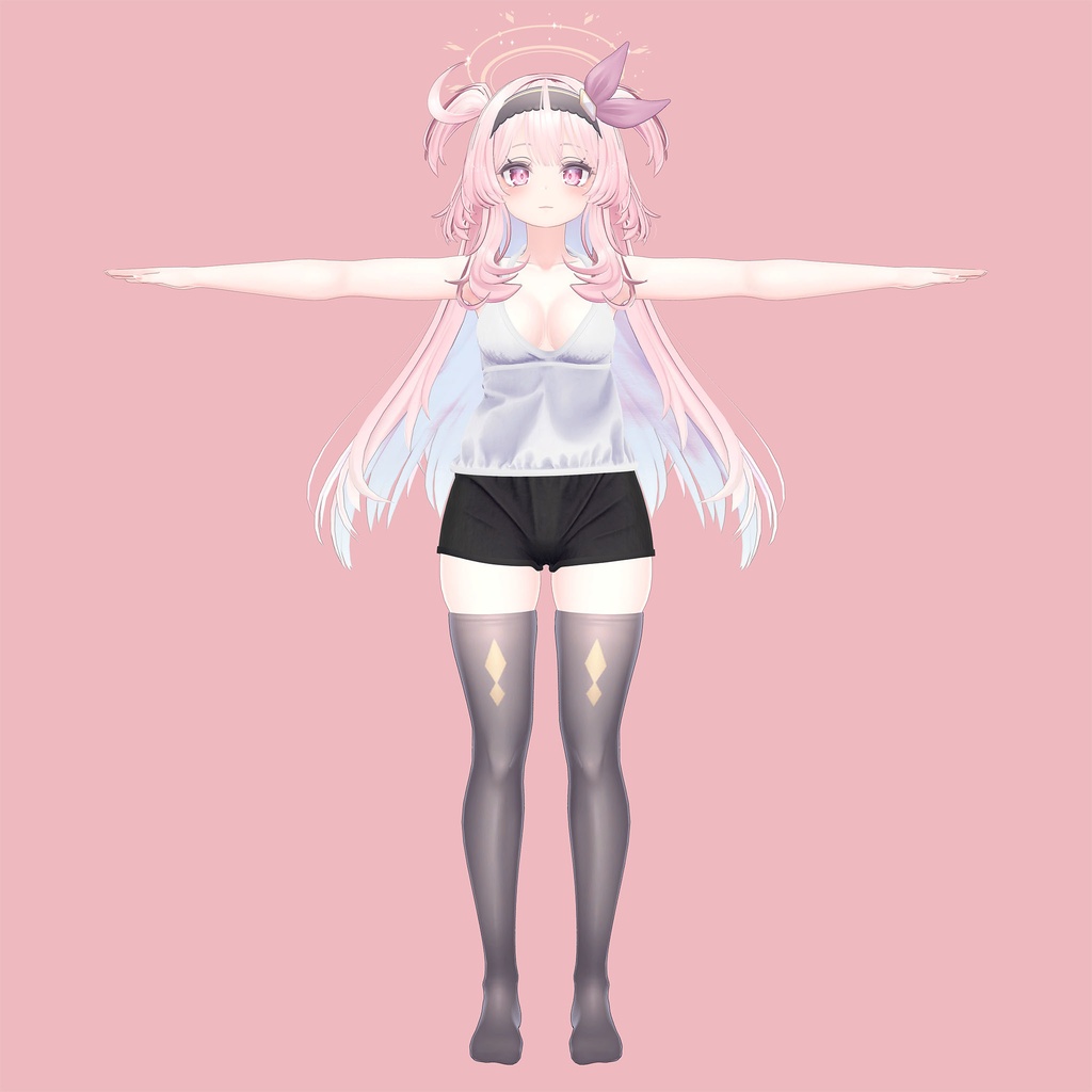 セレスティア・桔梗用衣装、ルームウェア(キャミソール、ショートパンツ)