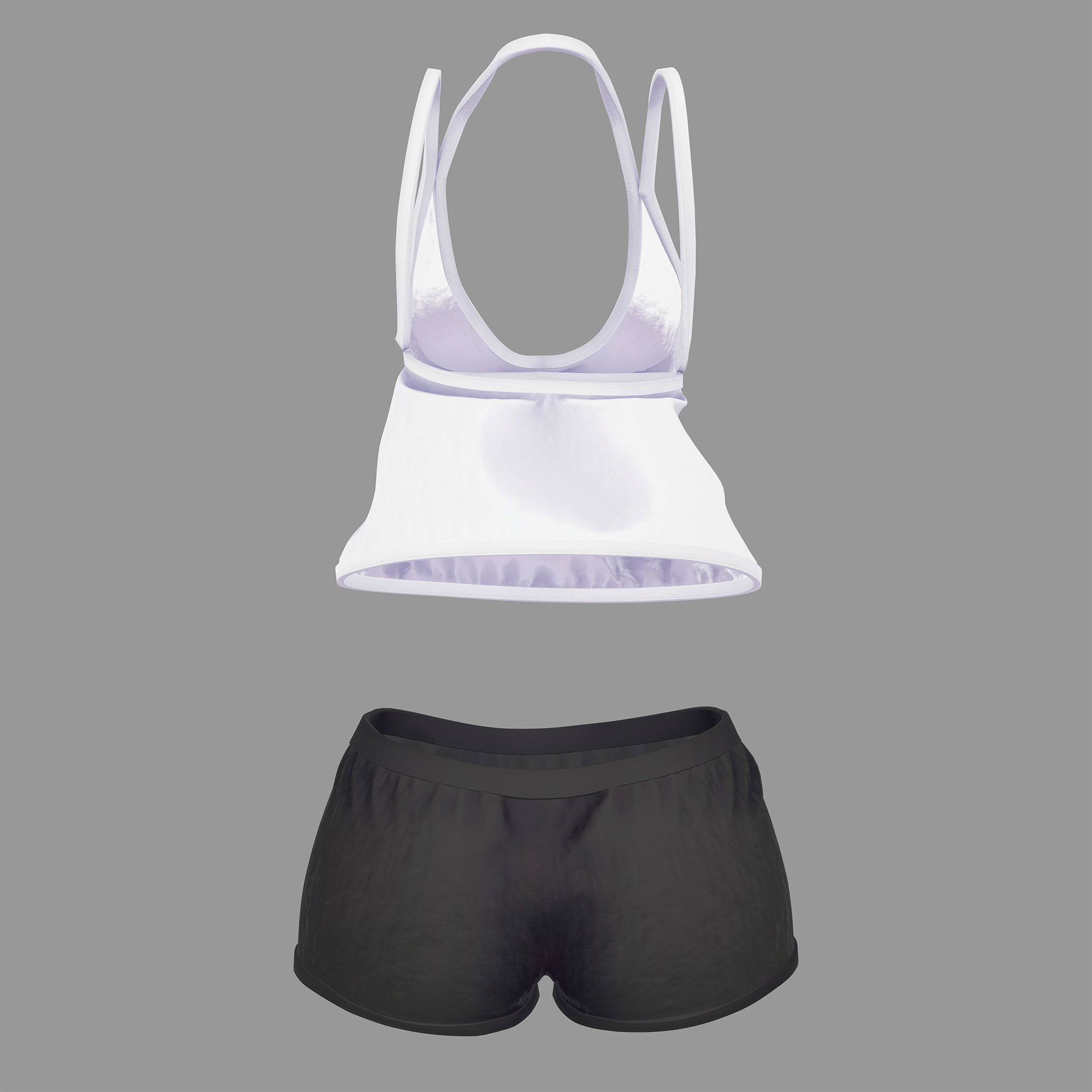 セレスティア・桔梗用衣装、ルームウェア（キャミソール、ショートパンツ） wakamaru shop BOOTH