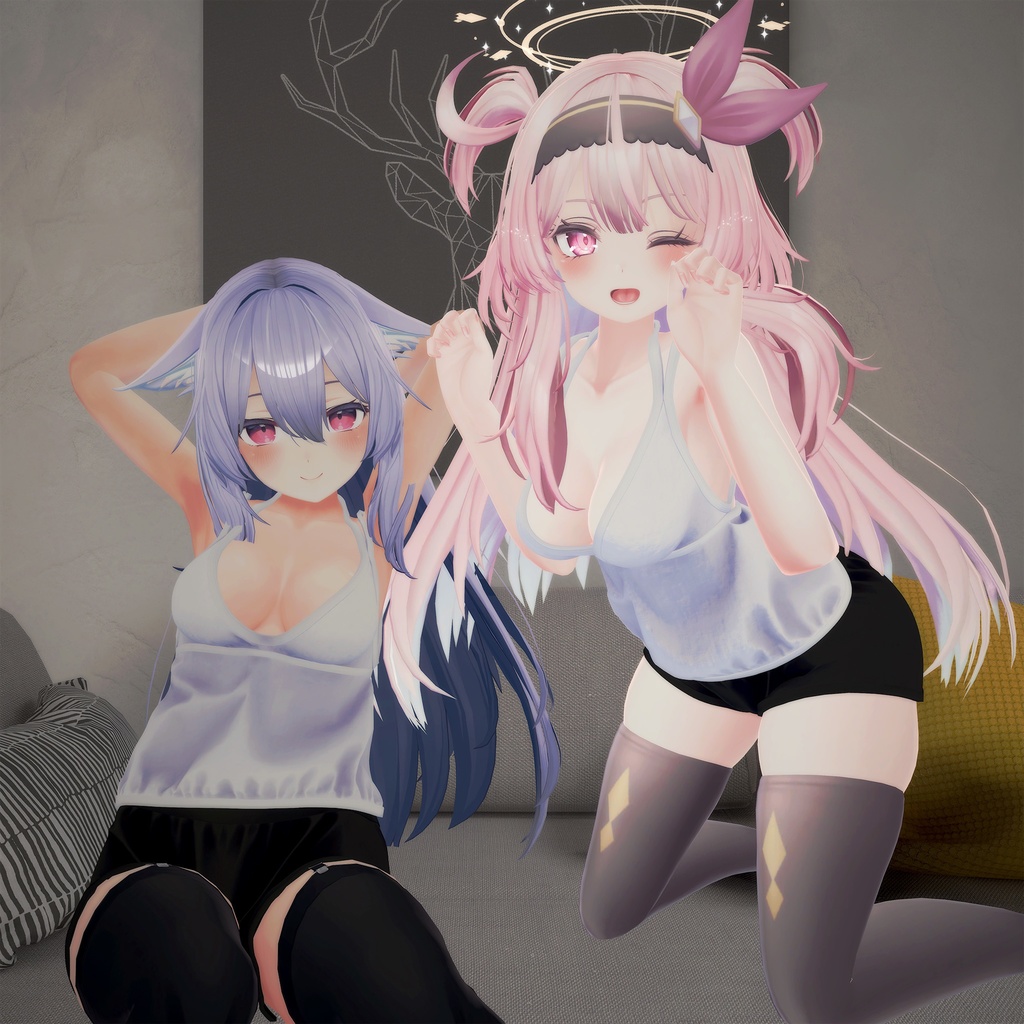 セレスティア・桔梗用衣装、ルームウェア(キャミソール、ショートパンツ)