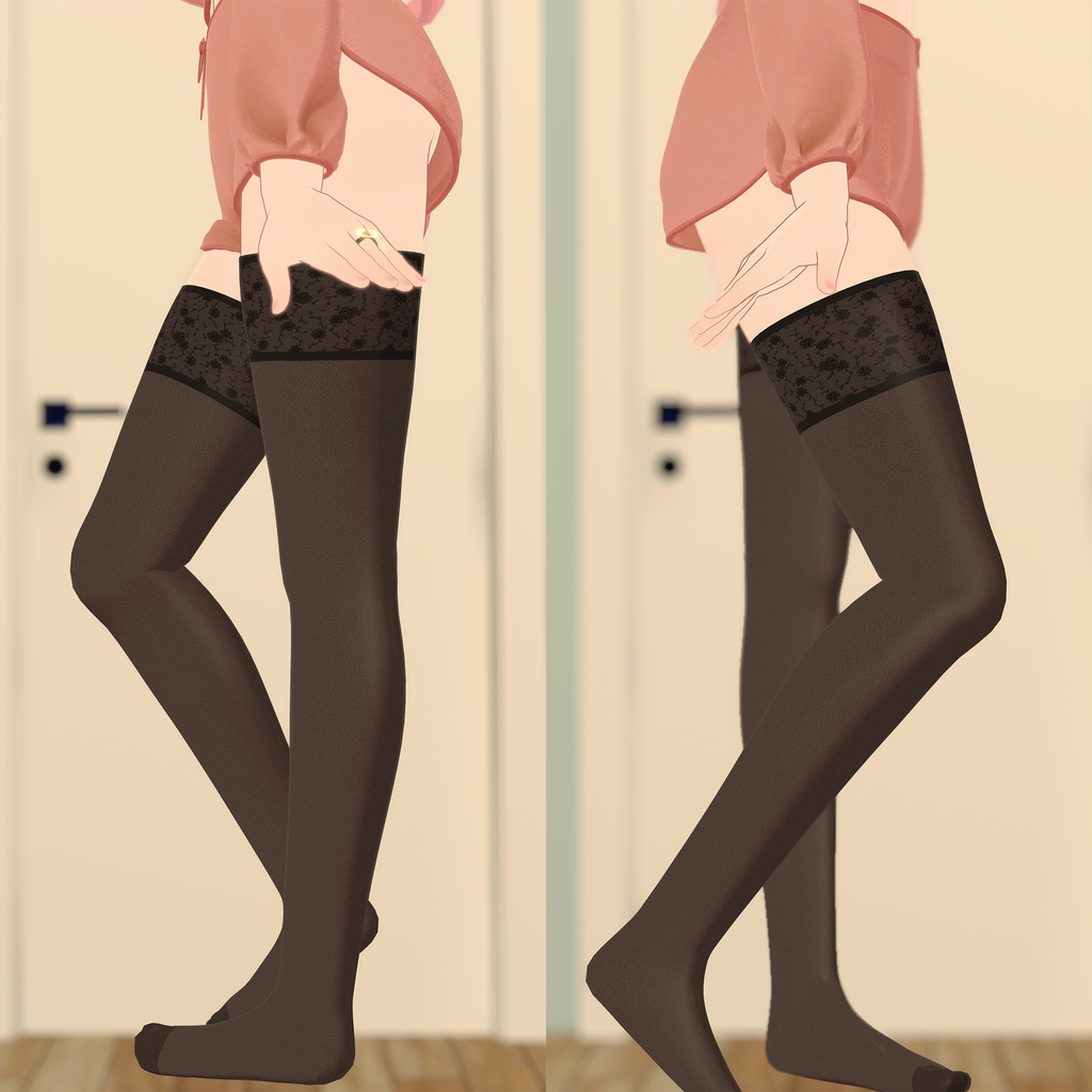 カリン用の衣装、ストッキング柄2種入り