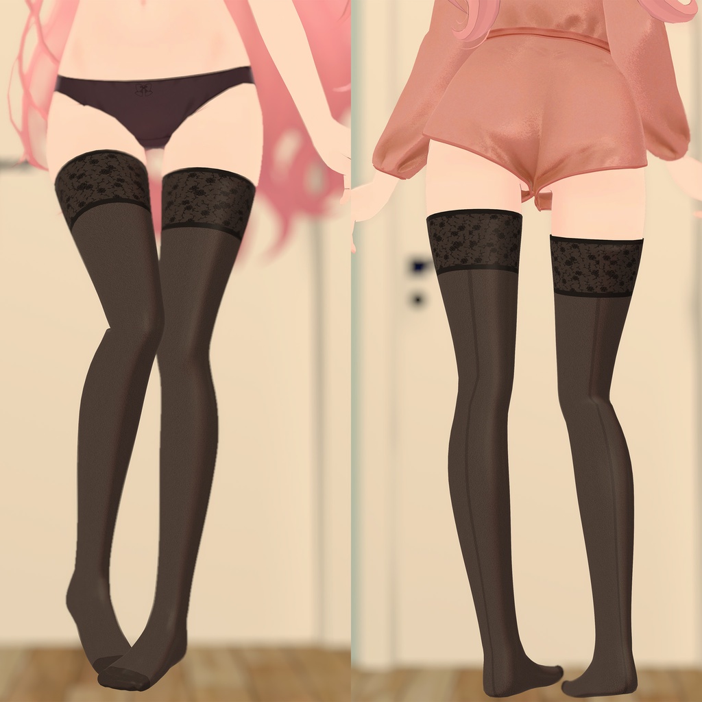 カリン用の衣装、ストッキング柄2種入り