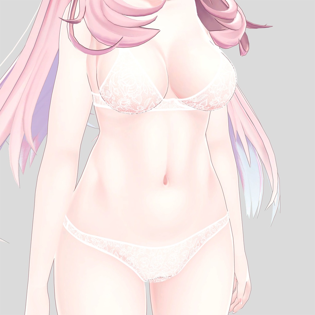 セレスティア用の衣装、レースランジェリー4色入り