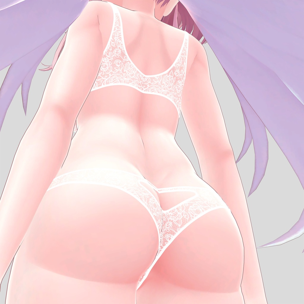 セレスティア用の衣装、レースランジェリー4色入り