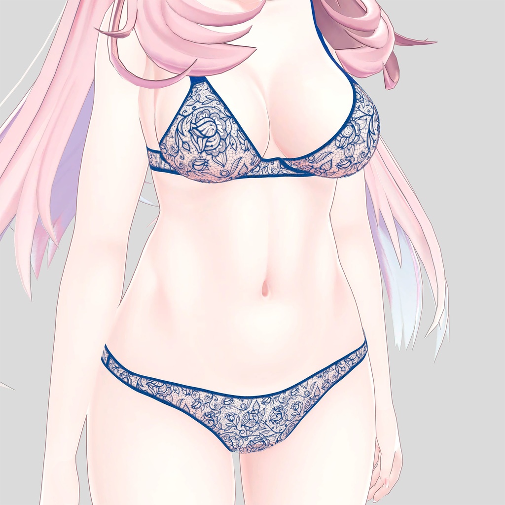 セレスティア用の衣装、レースランジェリー4色入り