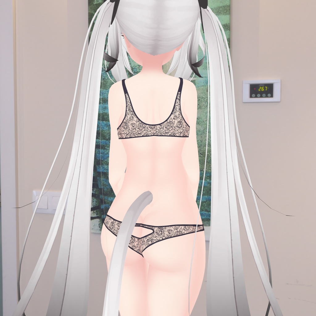 舞夜用衣装、レースランジェリー4色入り