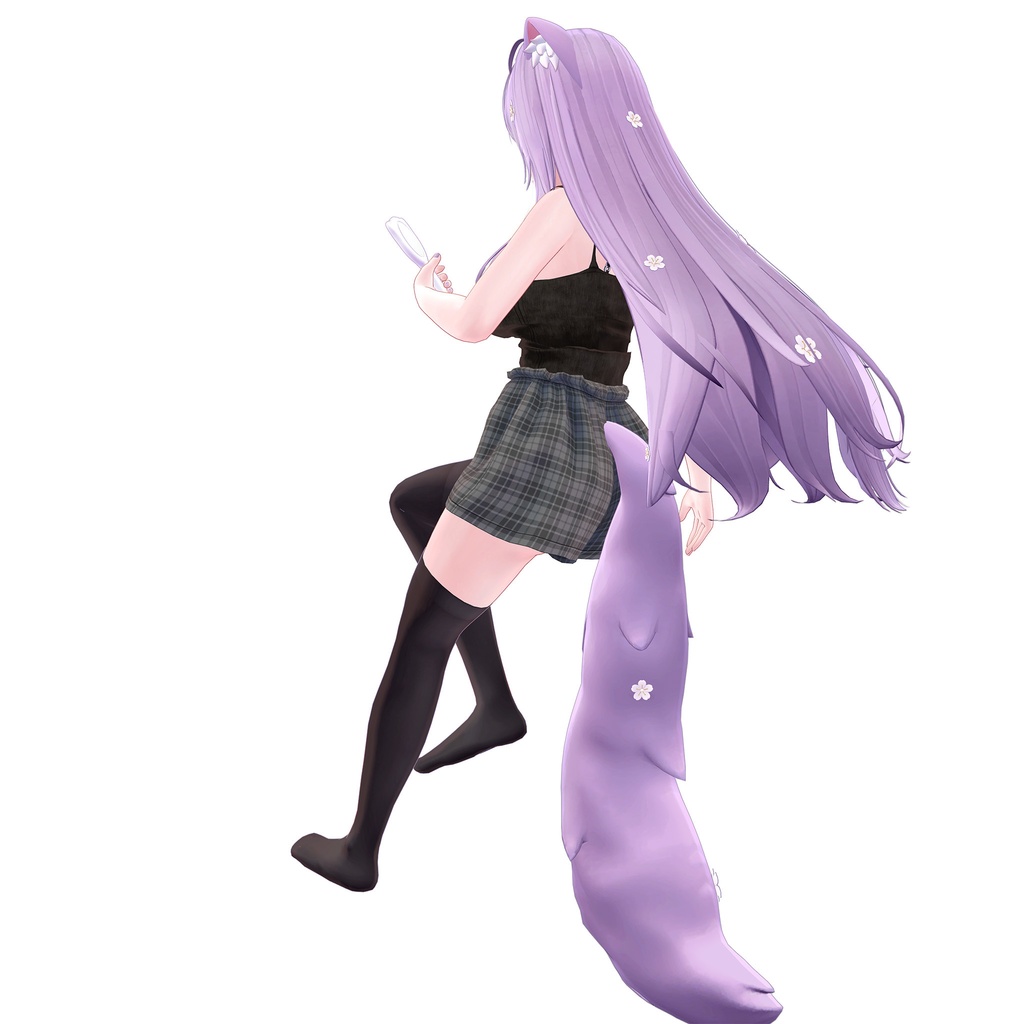 萌用の衣装、ルームウェア(タンクトップ黒・白、ショートパンツ)