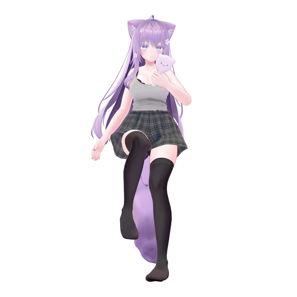 萌用の衣装、ルームウェア(タンクトップ黒・白、ショートパンツ)