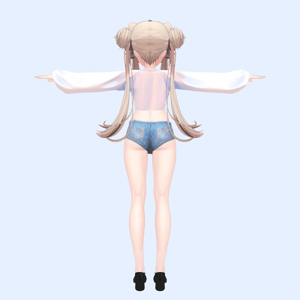 マヌカ用の衣装、ミニデニムコーデ