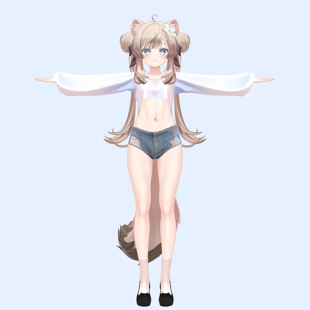 マヌカ用の衣装、ミニデニムコーデ