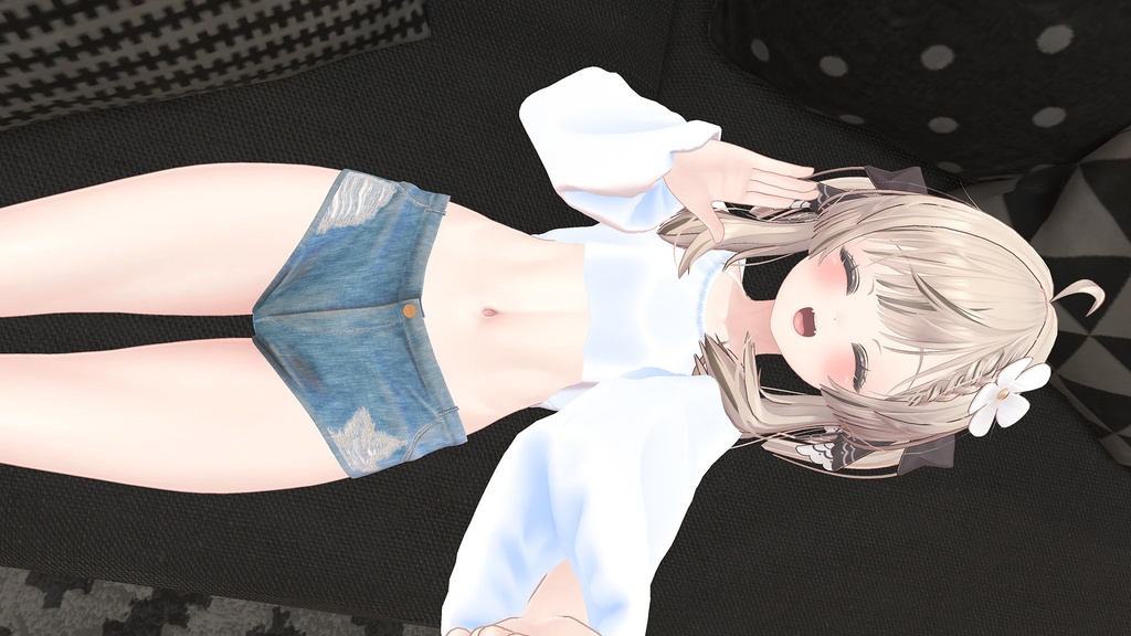 マヌカ用の衣装、ミニデニムコーデ