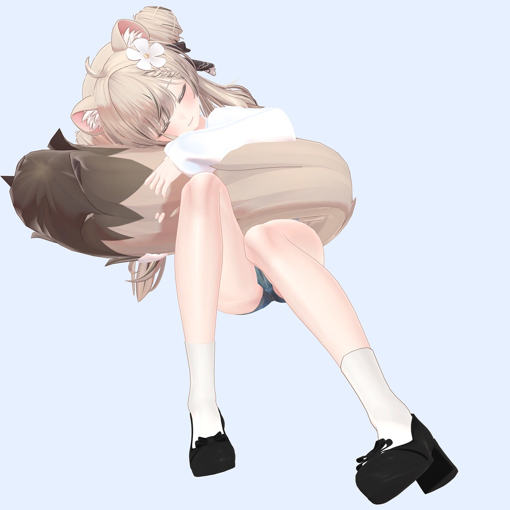 マヌカ用の衣装、ミニデニムコーデ