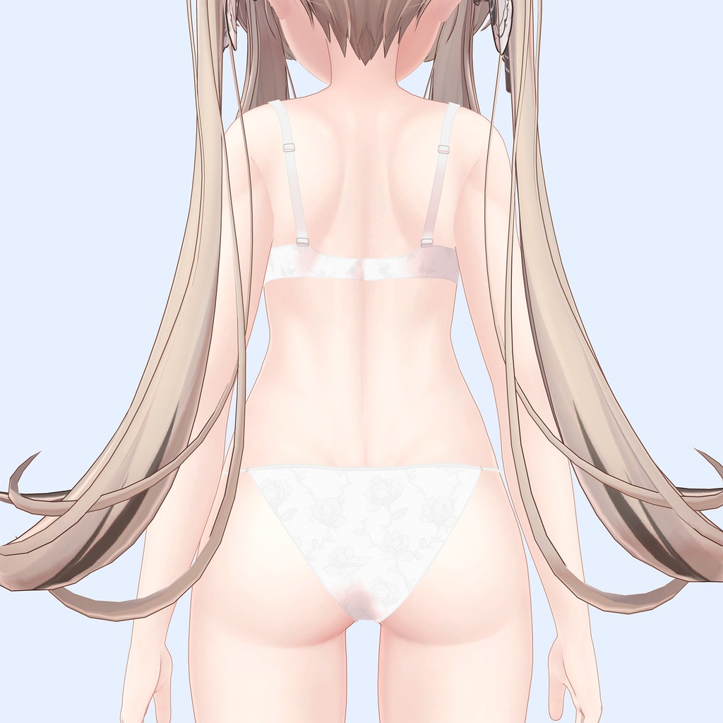 マヌカ用のランジェリーセット、柄3種類4色入り