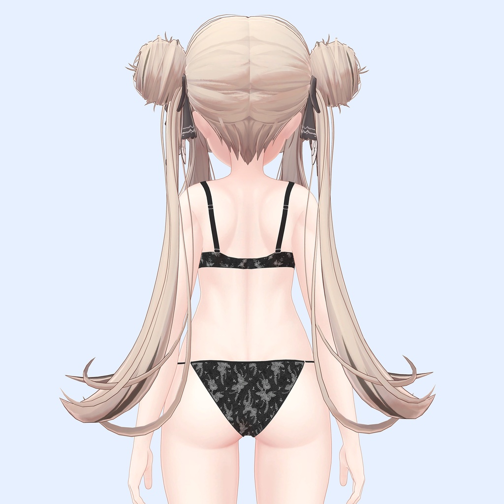 マヌカ用のランジェリーセット、柄3種類4色入り