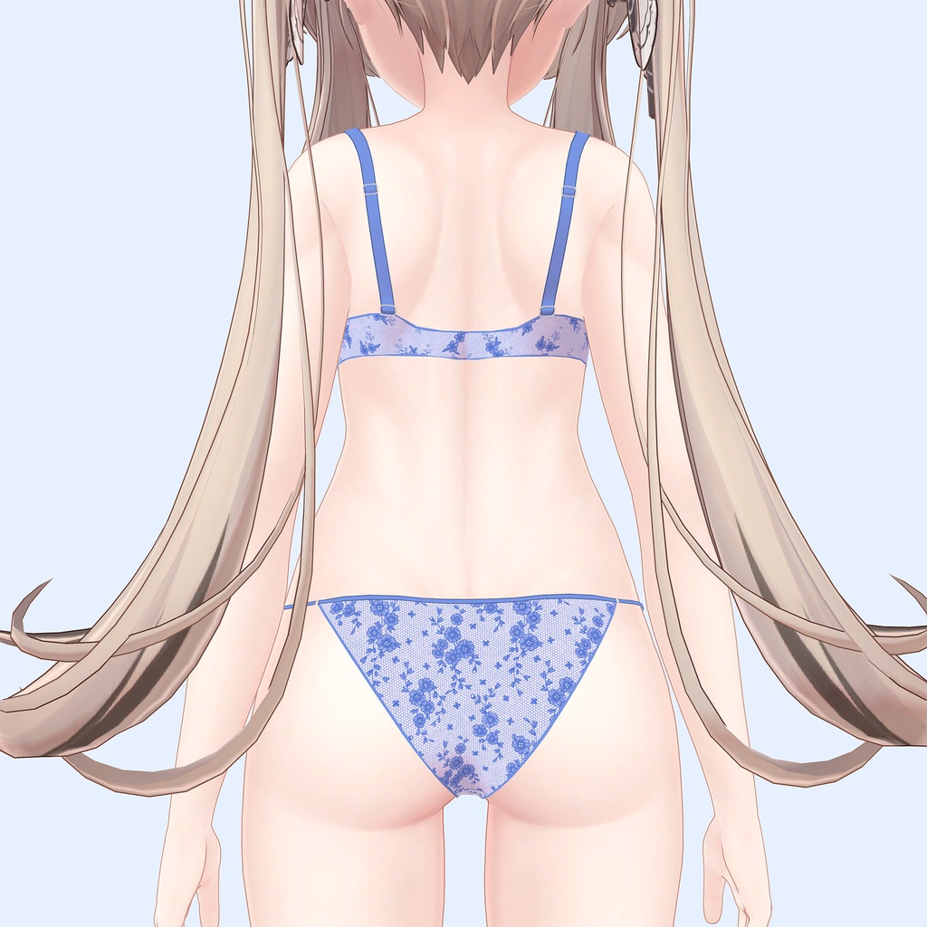 マヌカ用のランジェリーセット、柄3種類4色入り